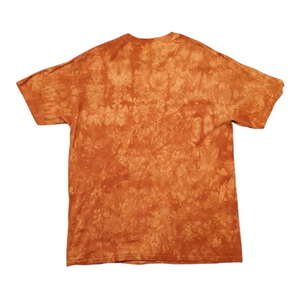 RARE Grateful Dead Deadstock Sample Orange Tie Dye Bear Spiral Logo Shirt - XL - Picture 2 of 6